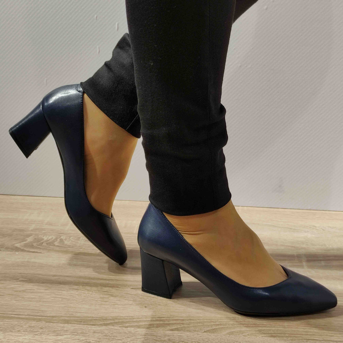 PANTOFI CASUAL DAMA ANNA VIOTTI 24170 BLEUMARIN - imagine 3