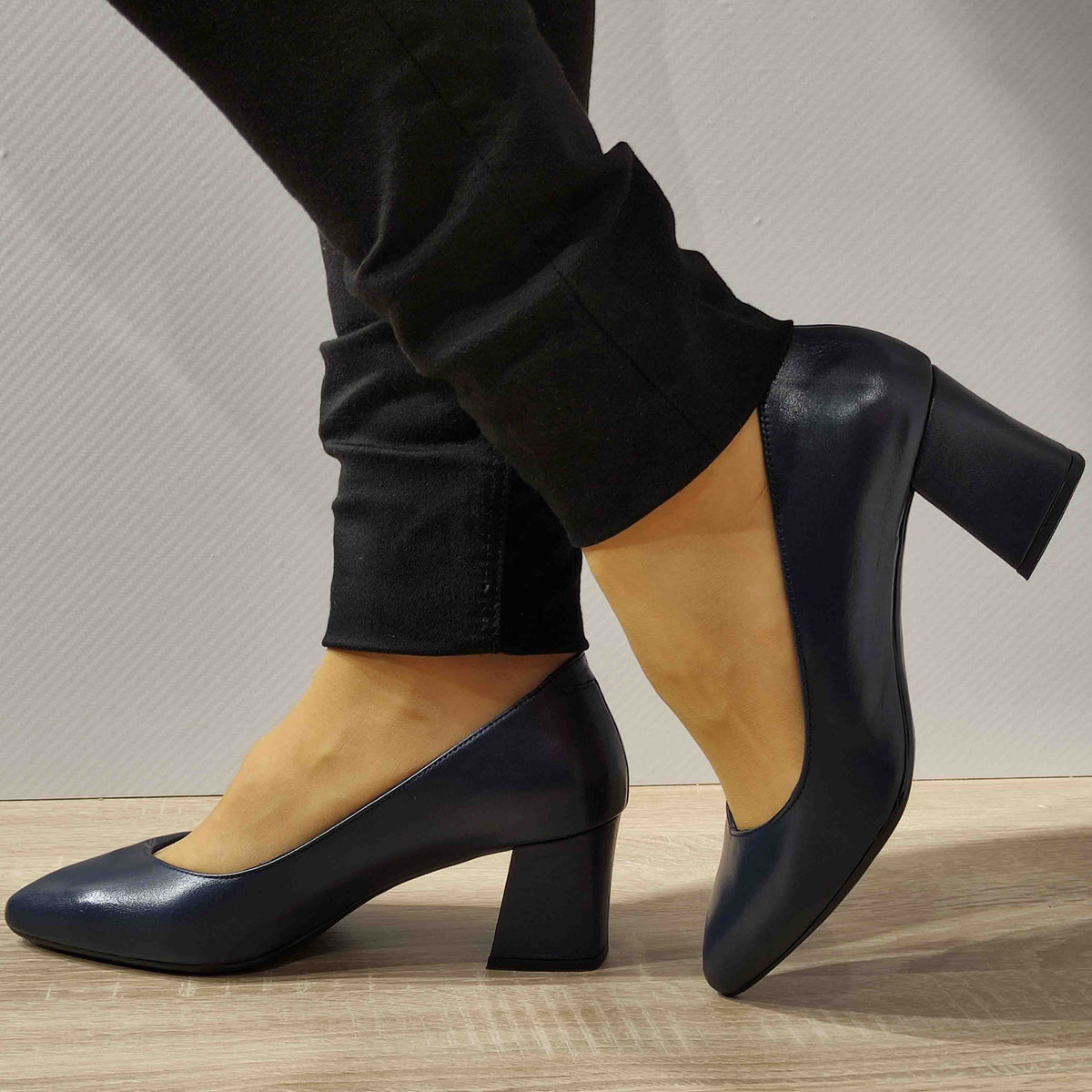 PANTOFI CASUAL DAMA ANNA VIOTTI 24170 BLEUMARIN - imagine 2