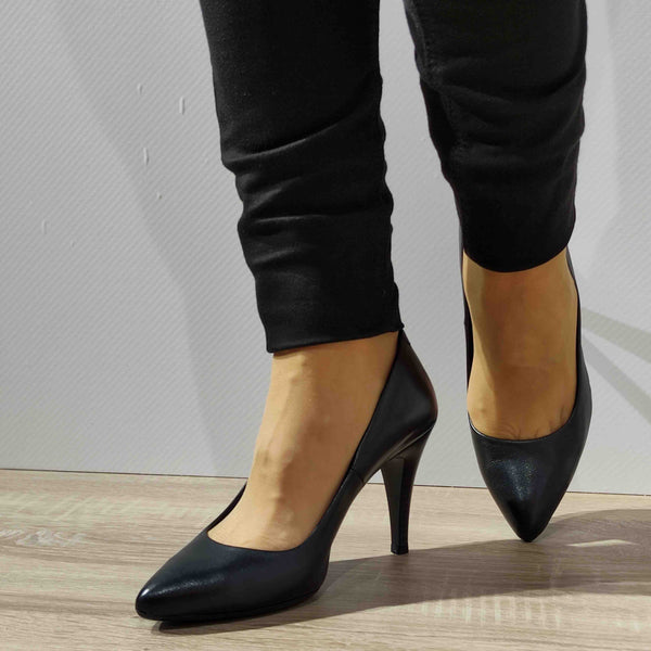 PANTOFI ELEGANTI DAMA ANNA VIOTTI D34-22354 NEGRI - imagine 5
