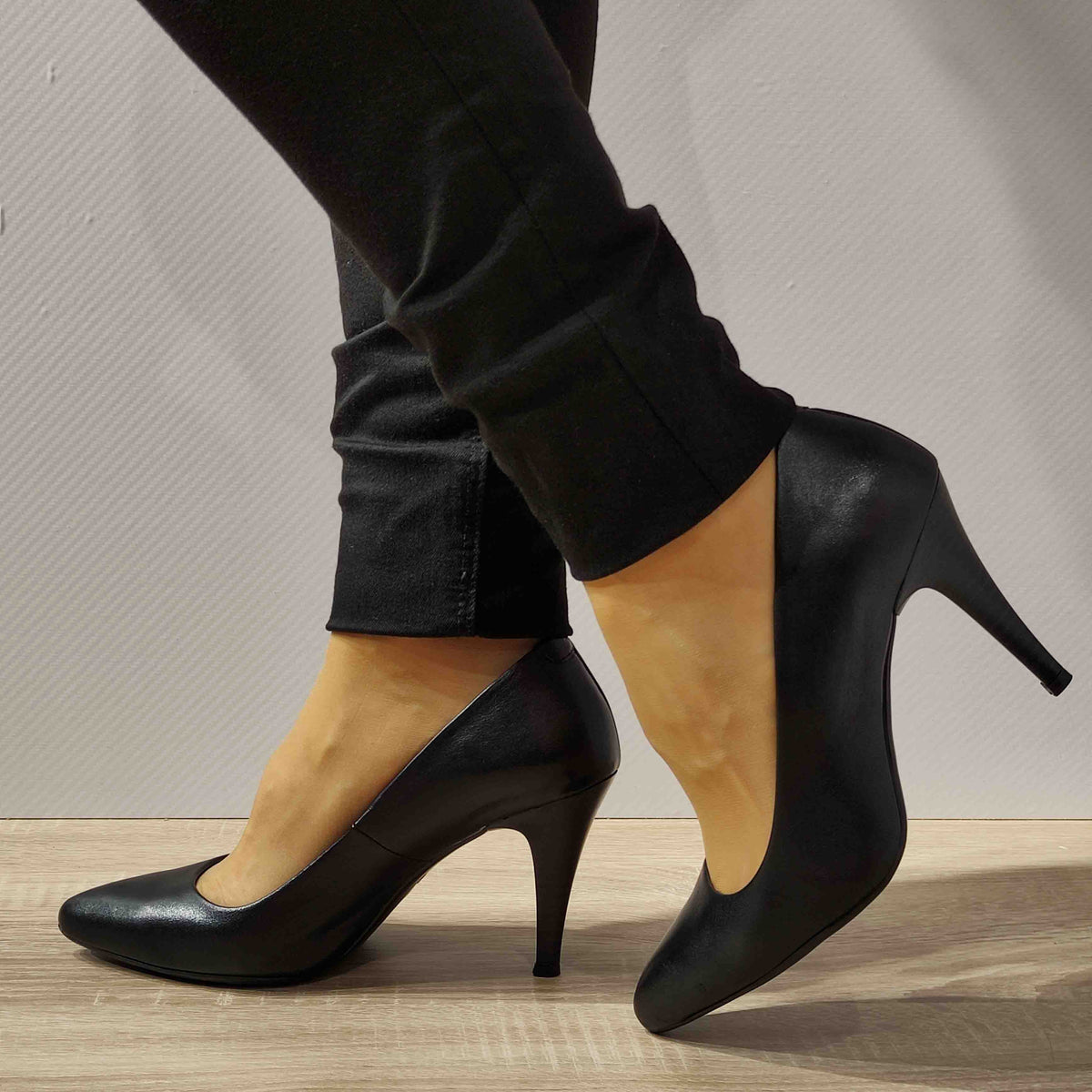 PANTOFI ELEGANTI DAMA ANNA VIOTTI D34-22354 NEGRI - imagine 2