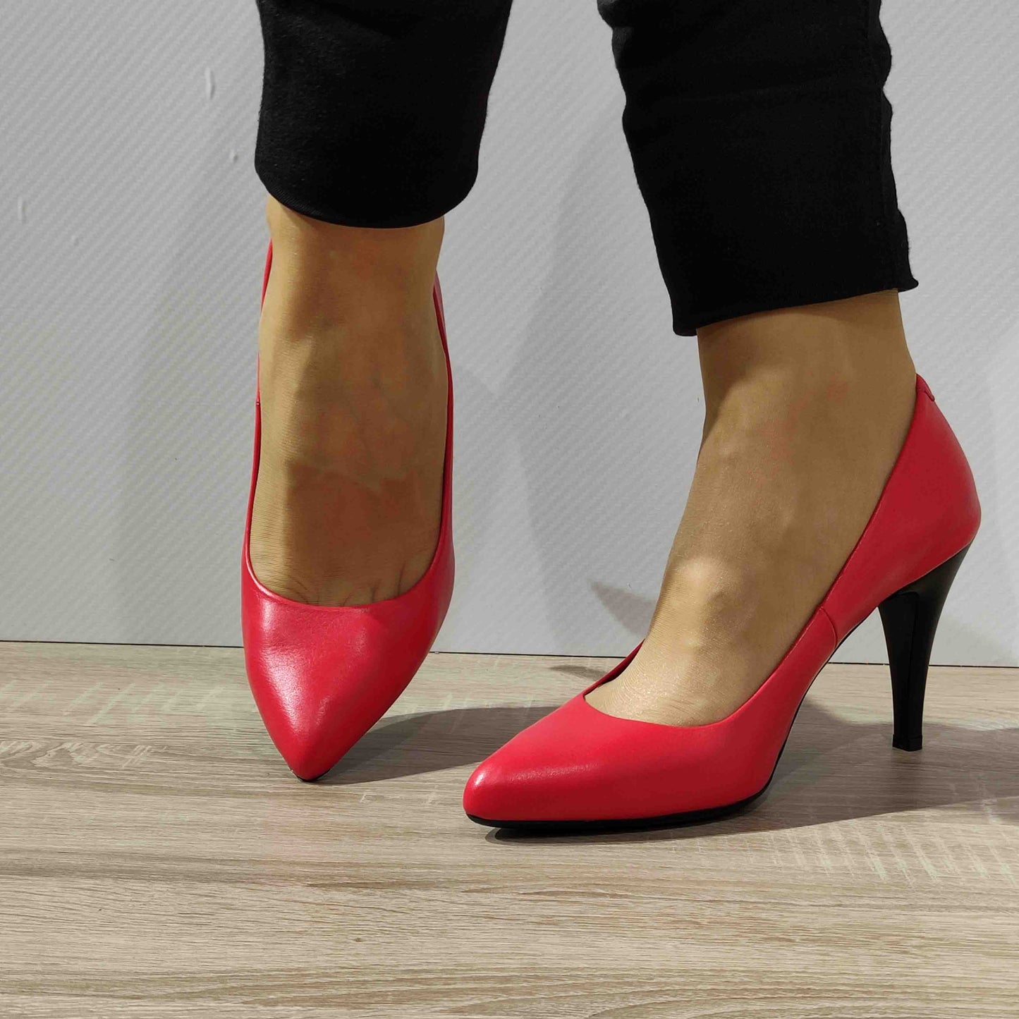 PANTOFI ELEGANTI DAMA ANNA VIOTTI D34-22354 ROSII