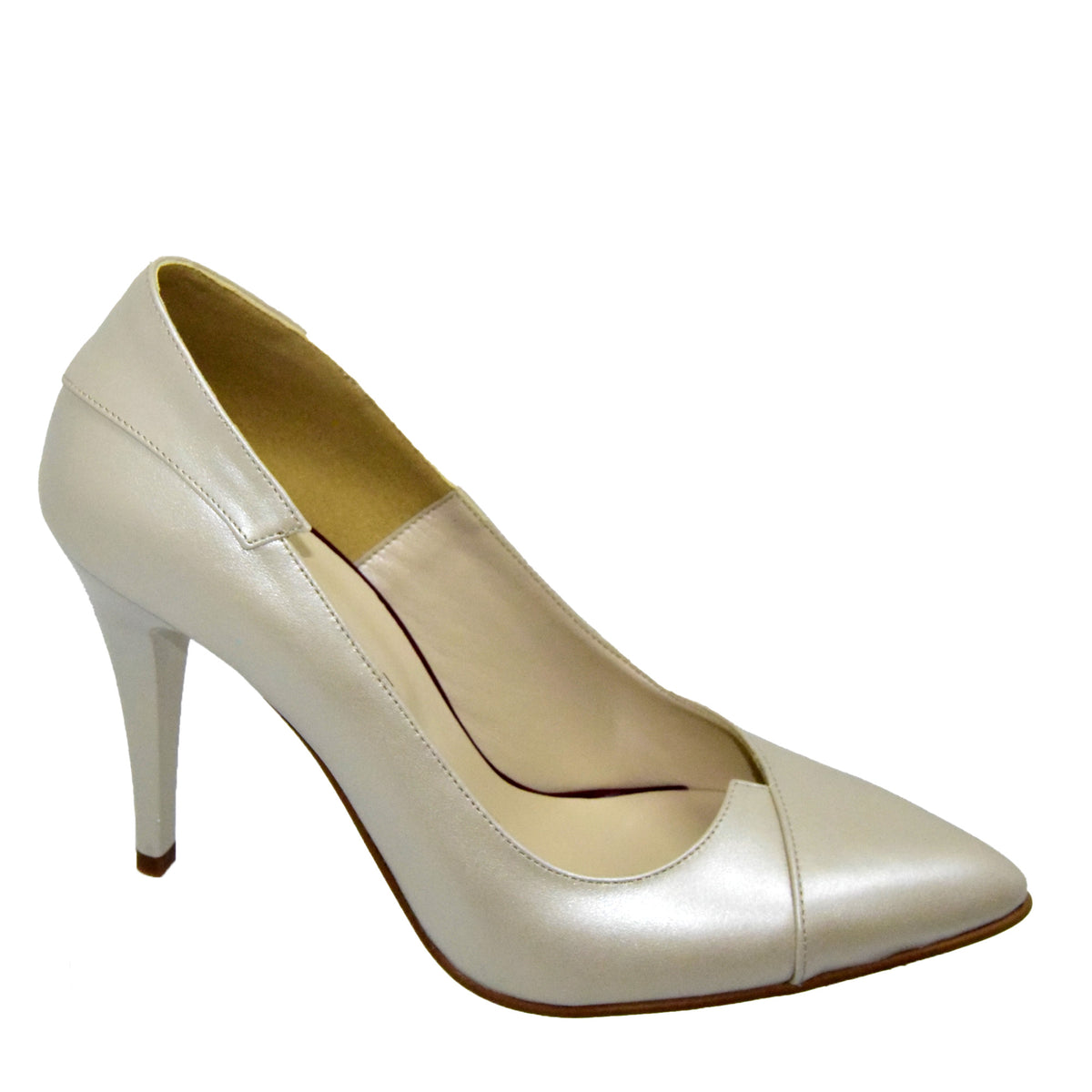 PANTOFI ELEGANTI DAMA ANTONIO 50175 BEJ - imagine 6