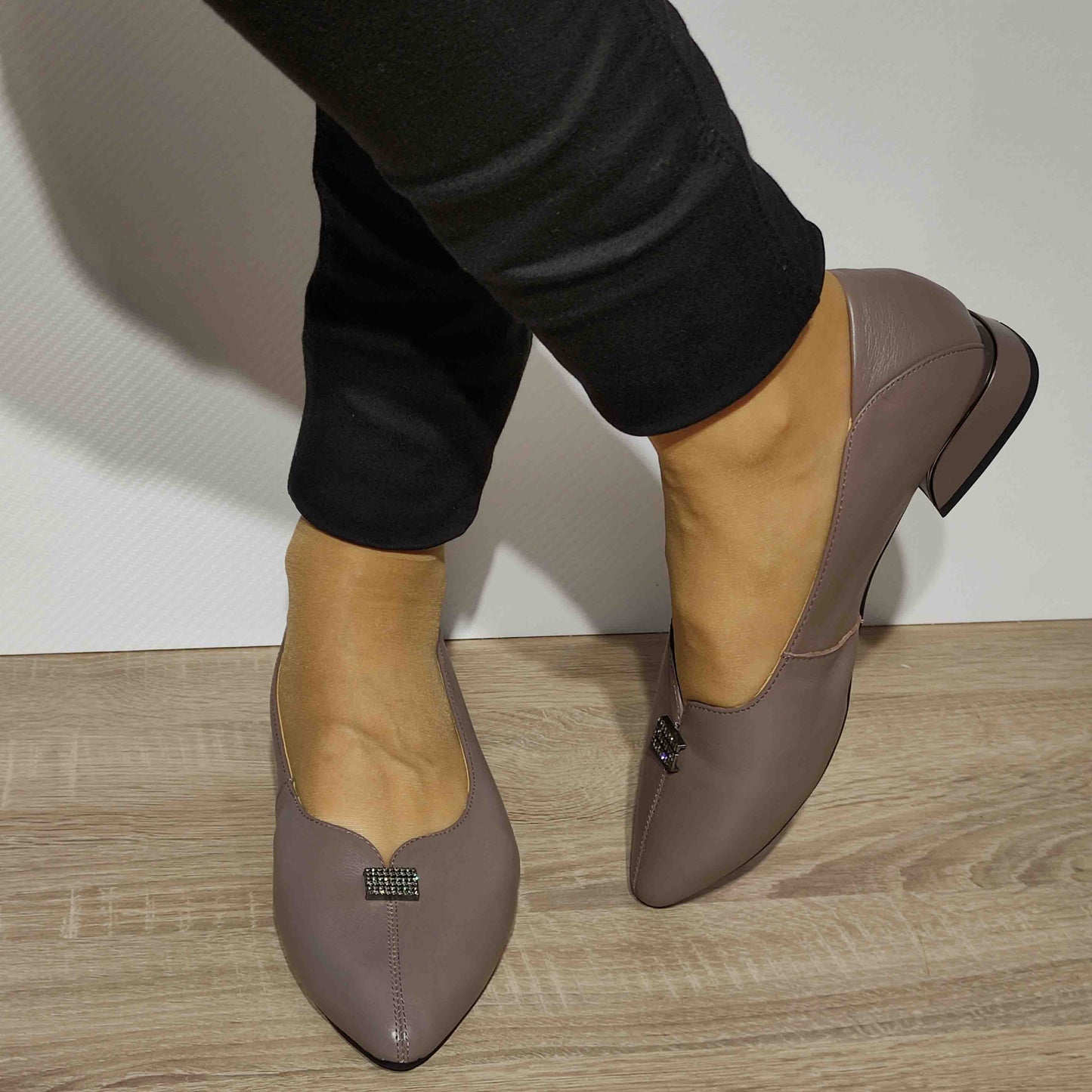 PANTOFI ELEGANTI DAMA FORMAZIONE 11-2112 GREJ