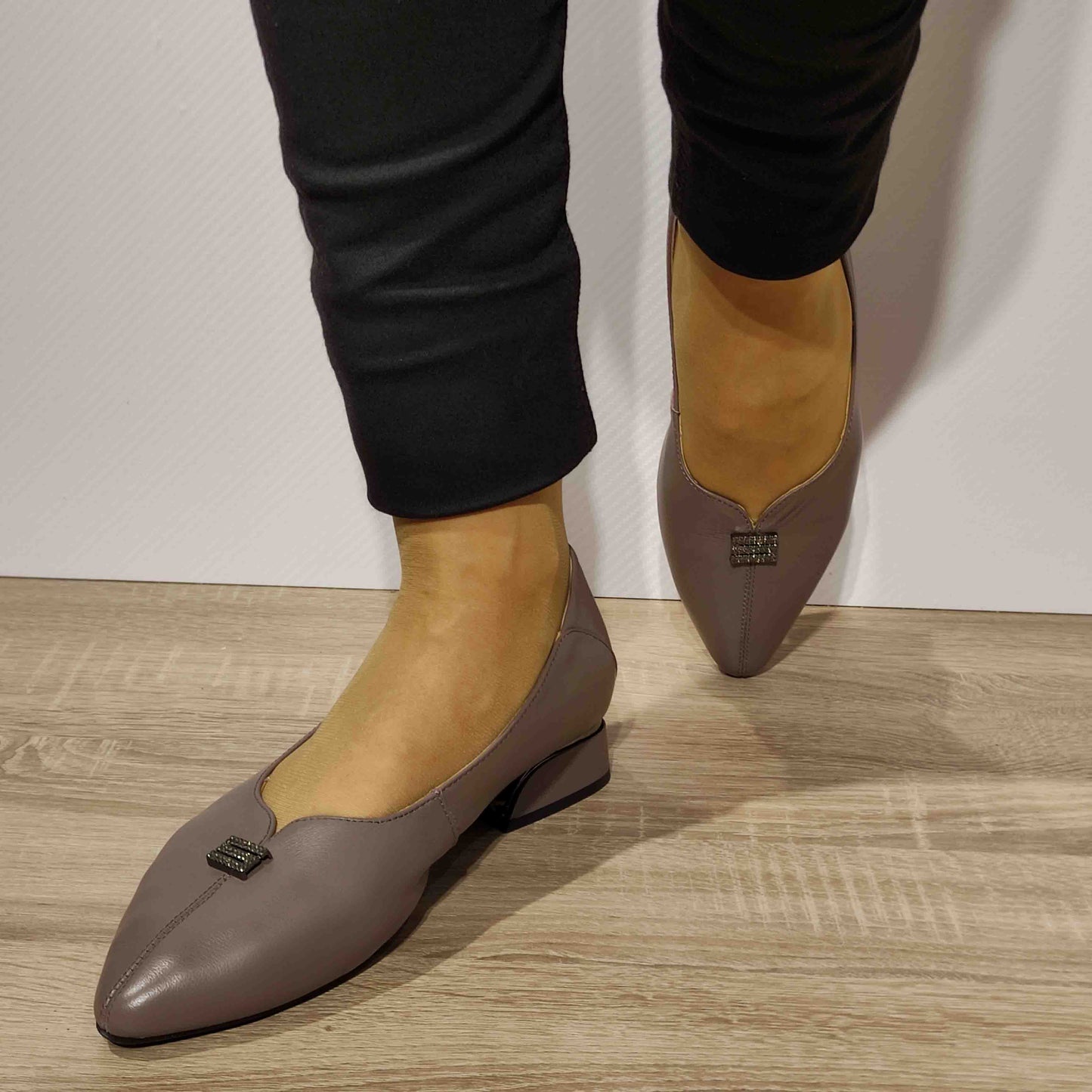 PANTOFI ELEGANTI DAMA FORMAZIONE 11-2112 GREJ