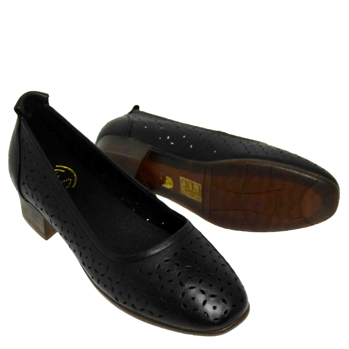 PANTOFI PERFORAȚI CASUAL DAMĂ FORMAZIONE FO051 - imagine 7