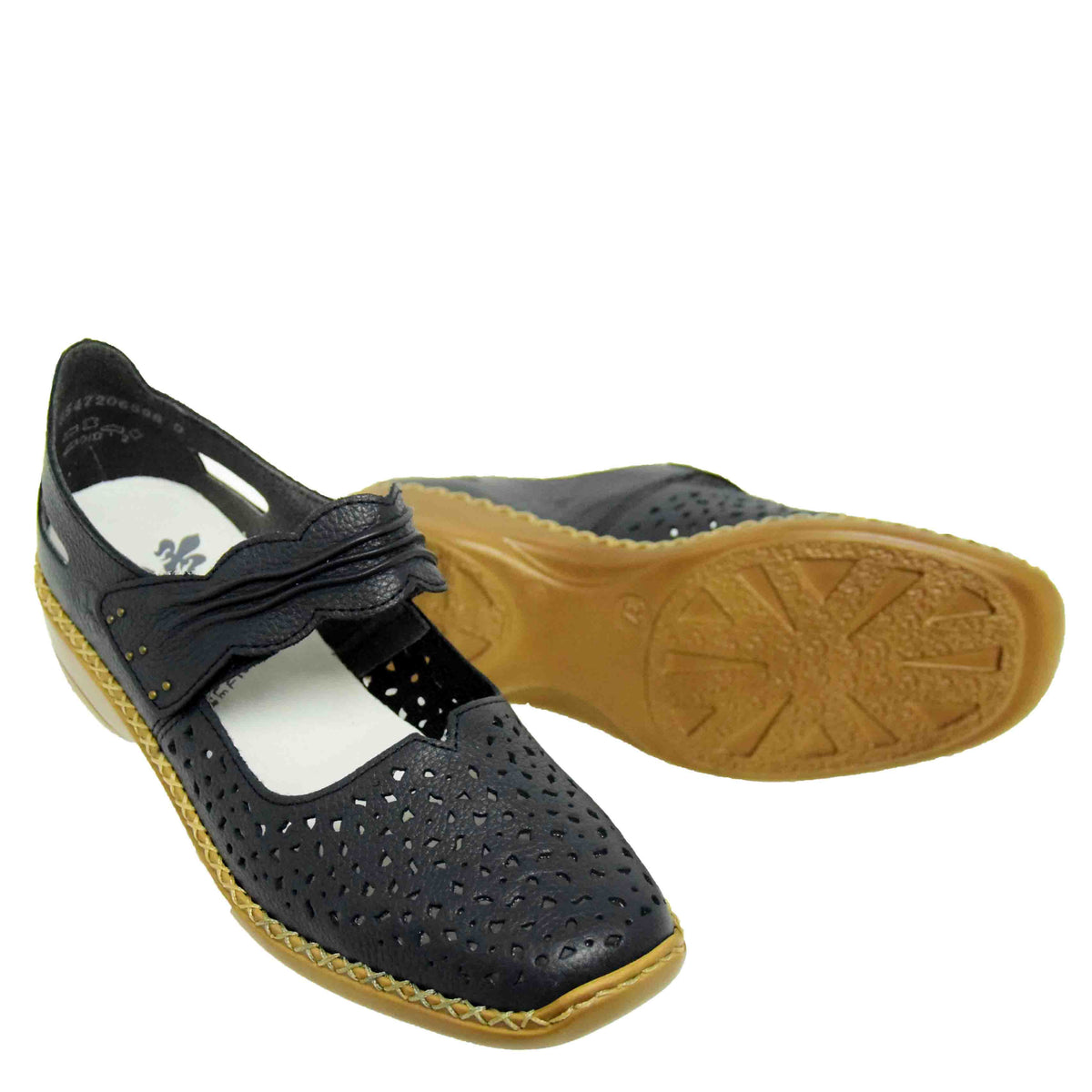 PANTOFI PERFORAȚI CASUAL DAMĂ RIEKER 41399-14 - imagine 12