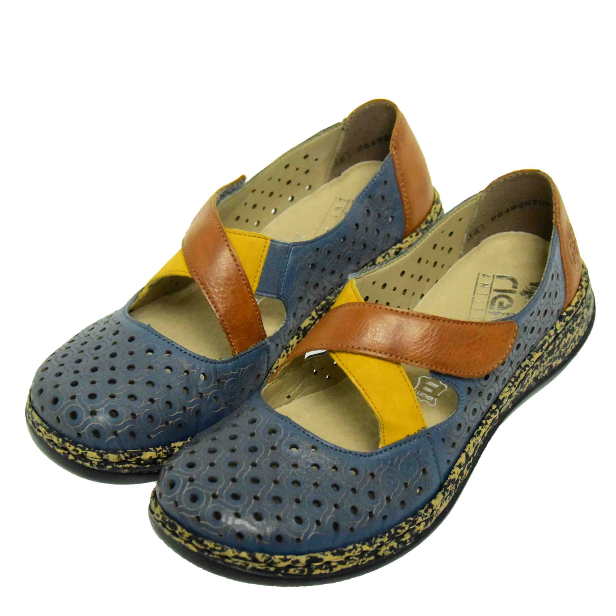PANTOFI PERFORAȚI CASUAL DAMĂ RIEKER RI430 - imagine 5