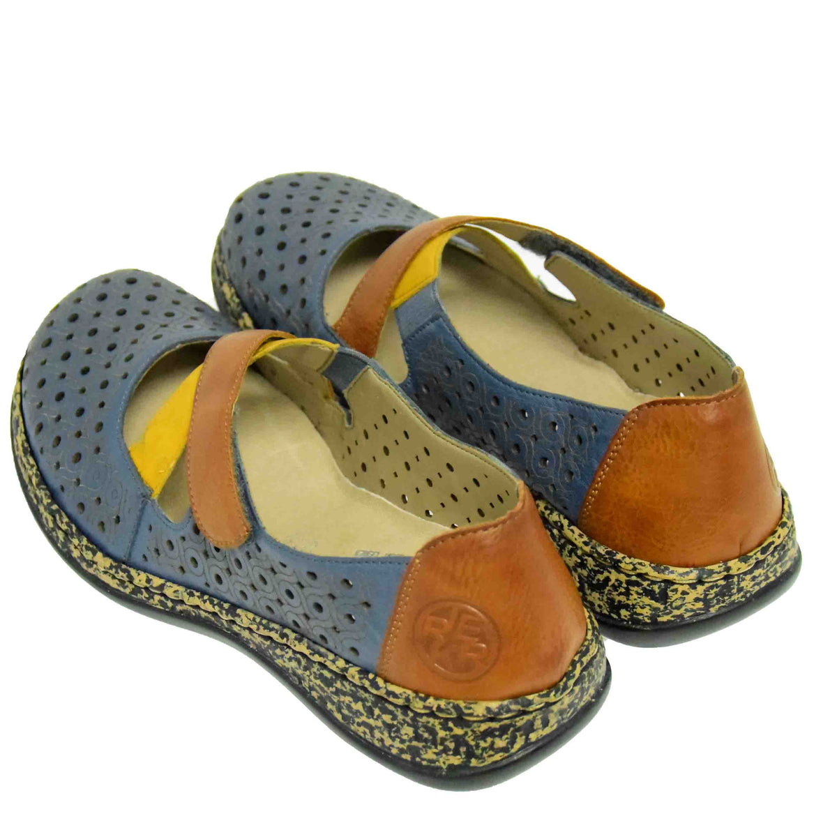PANTOFI PERFORAȚI CASUAL DAMĂ RIEKER RI430 - imagine 6