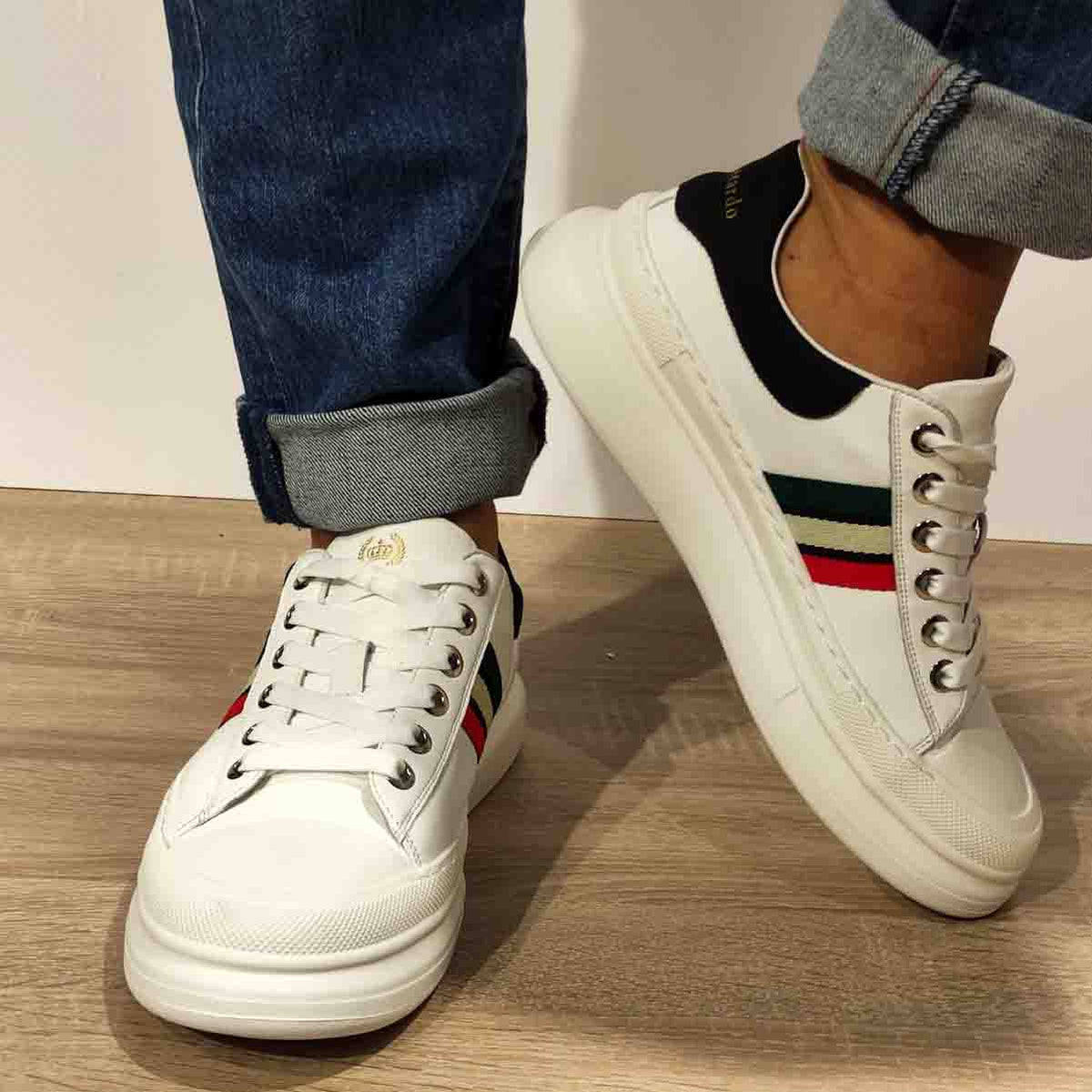 PANTOFI SPORT BARBATI FRANCO GERARDO 02763 ALBI - imagine 5