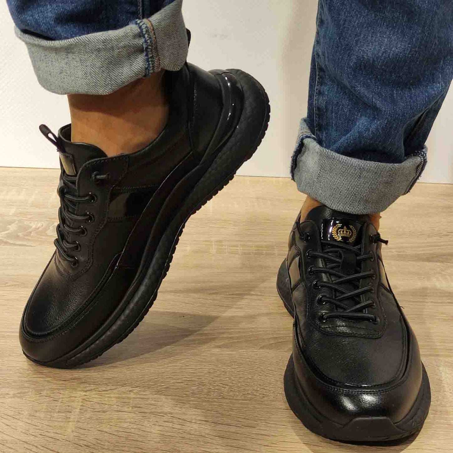 PANTOFI SPORT BARBATI FRANCO GERARDO 33706 NEGRI