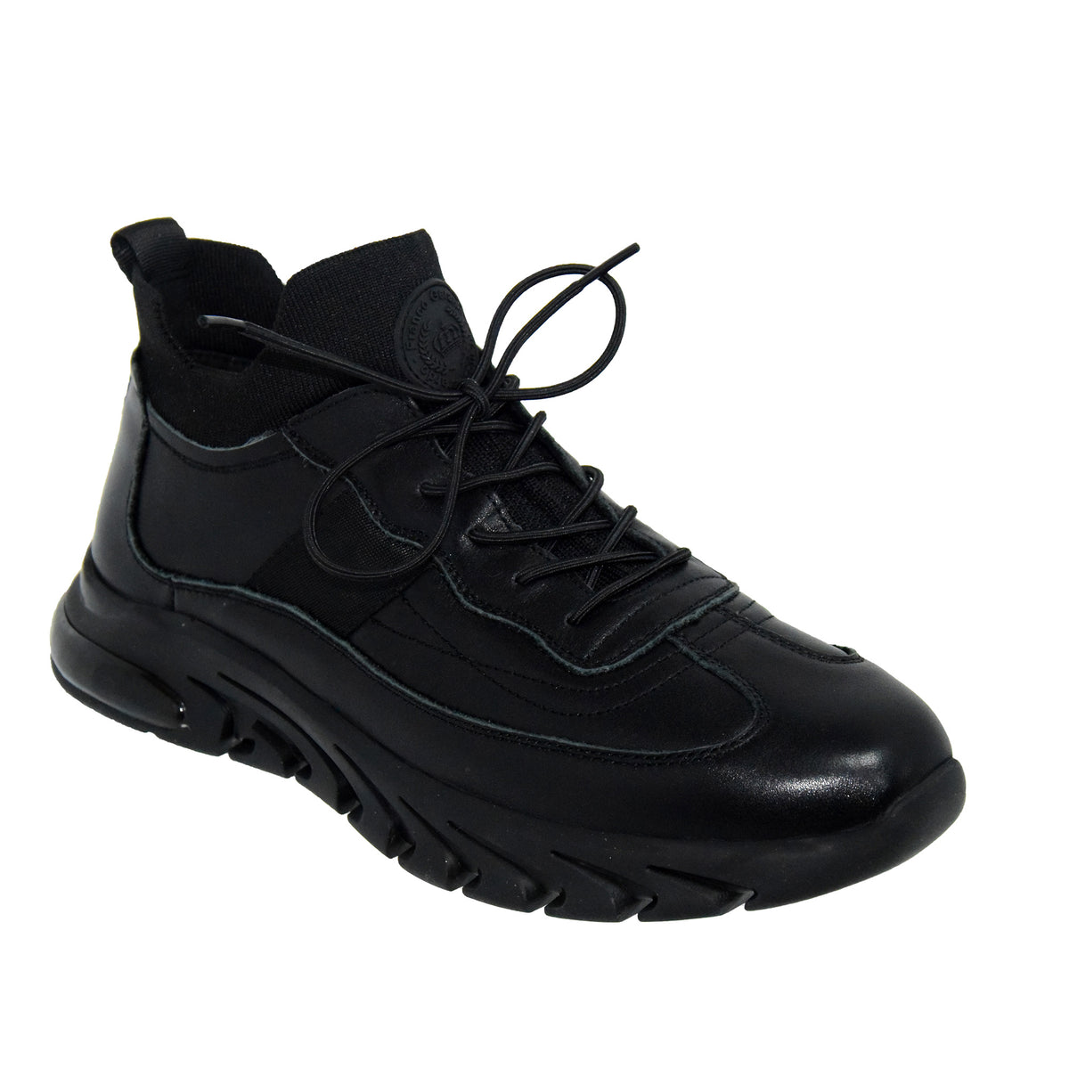Pantofi Sport Bărbați Franco Gerardo HJY21082 Negru – Piele Naturală – vedere 1