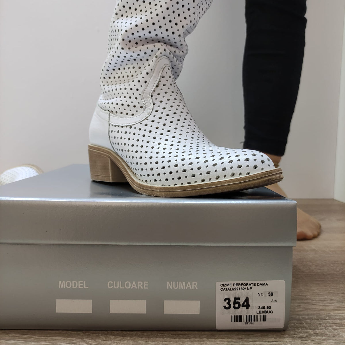 CIZME PERFORATE DAMA CATALI 221821NP - imagine 6