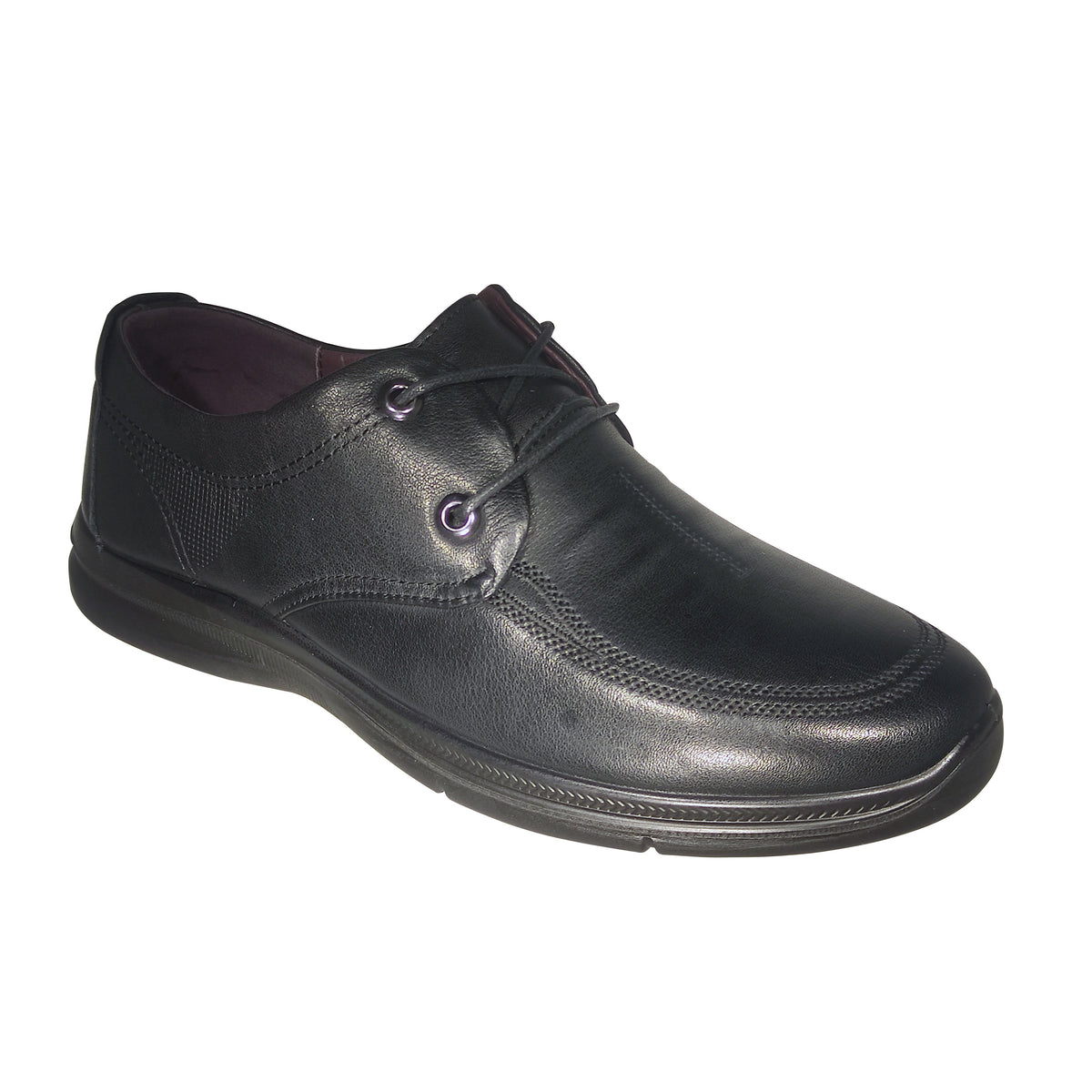 Pantofi Casual Bărbați MELS 717396 Negru – Piele Naturală – vedere 1