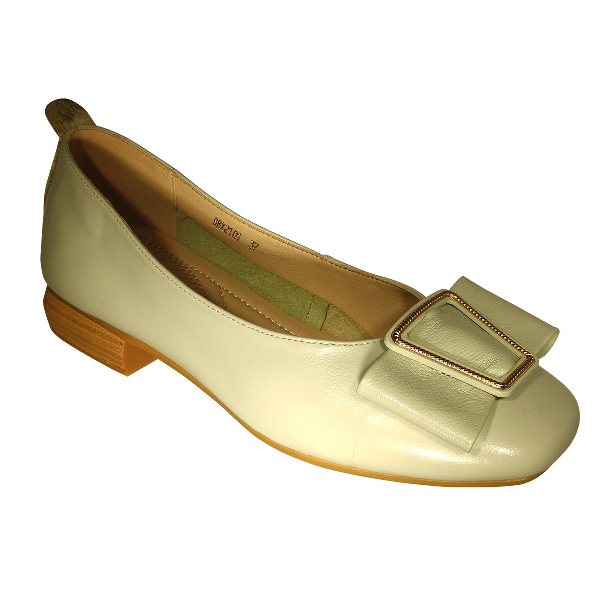 Pantofi Casual Damă Formazione BBX2101 Crem – Piele Naturală – vedere 14
