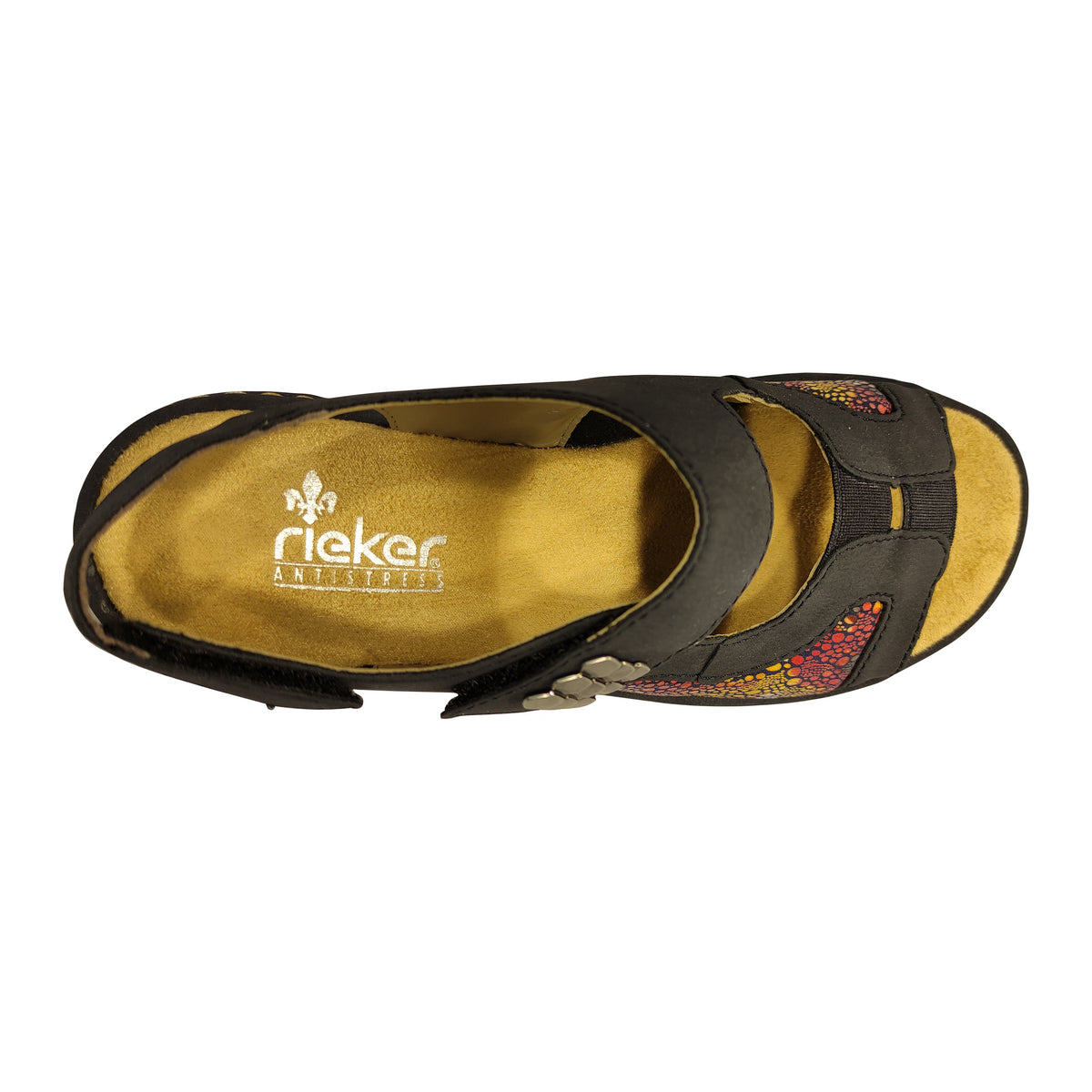 Sandale Damă RIEKER 65989-14 Bleumarin – Piele Ecologică – vedere 4