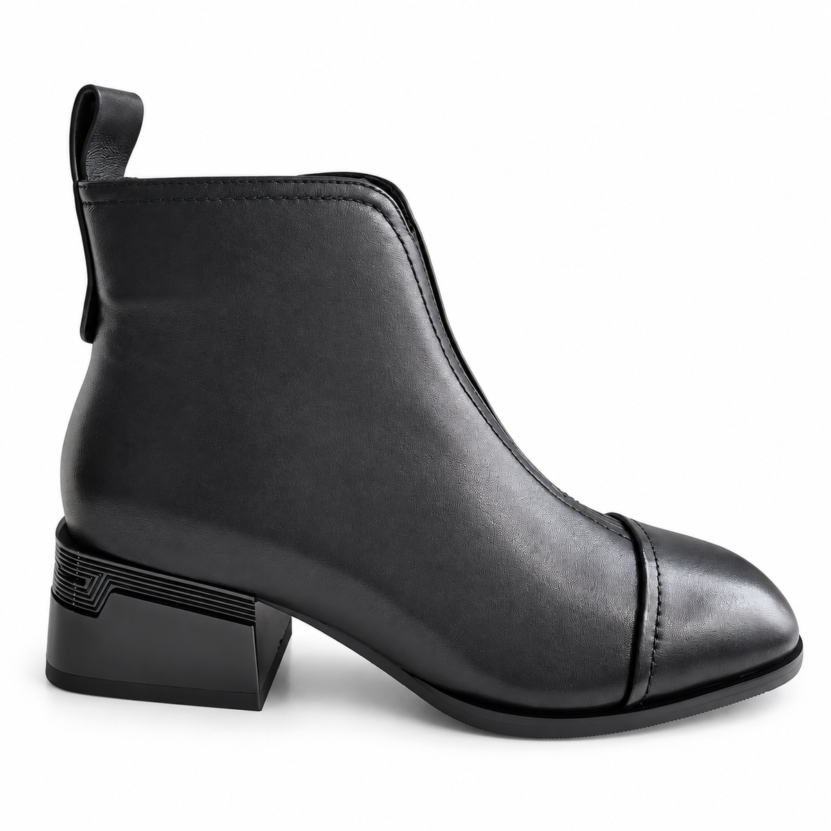 Ghete Casual Damă Karisma 3V1236-S648-G4.5 Negru – Piele Naturală