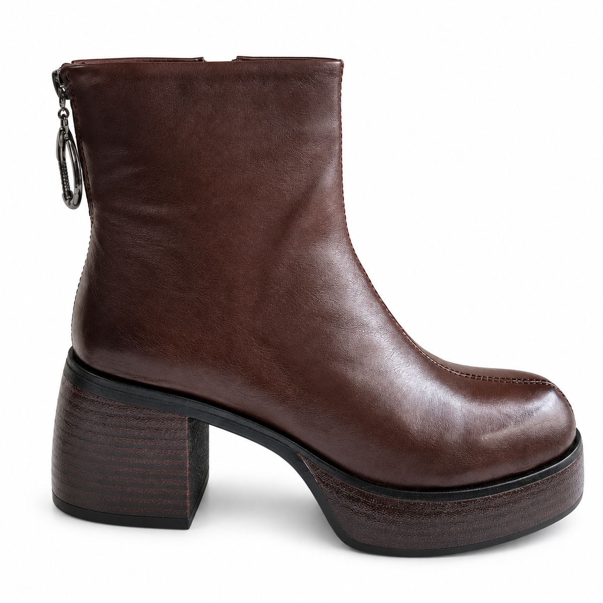 Ghete Elegante Damă Feeling 27-043-02 Maro – Piele Naturală