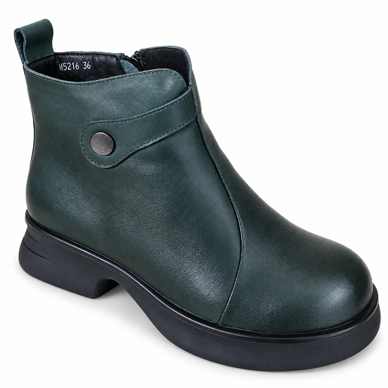 Ghete Casual Damă Franco Gerardo M5216 Verde Închis
