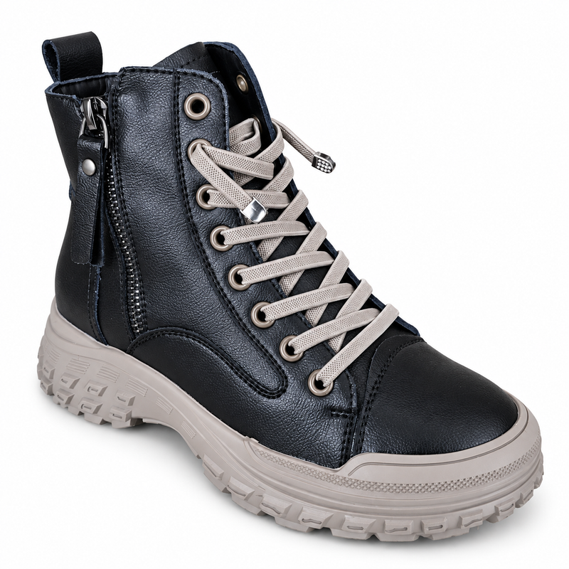 Ghete Casual Damă Franco Gerardo 1292 Negru