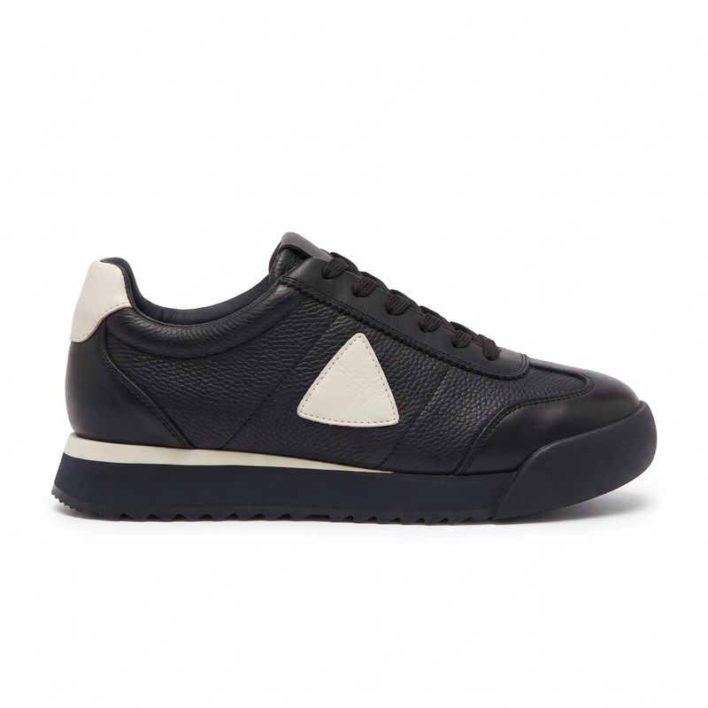 Pantofi Sport Bărbați Franco Gerardo 5327 Negru – Piele Naturală