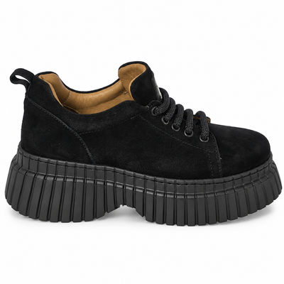 Pantofi Casual Damă Dogati 018 70940 Negru Velur
