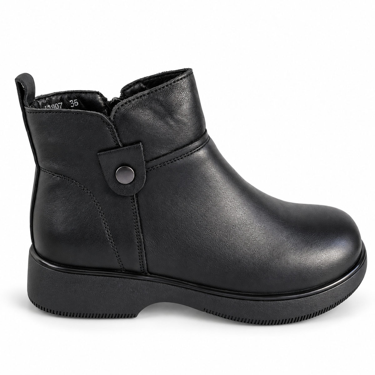 Ghete Casual Damă Formazione A8887 Negru - vedere 1/32