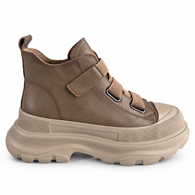 Ghete Casual Damă Franco Gerardo 66082 Kaki