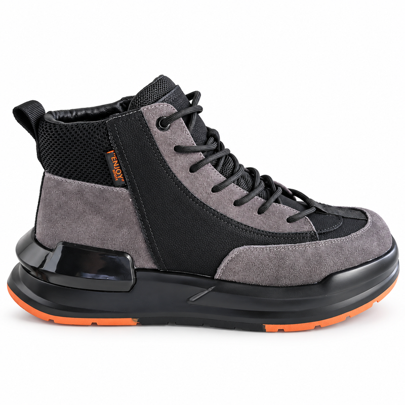 Ghete Casual Bărbați Franco Gerardo 3836 Negru-Gri