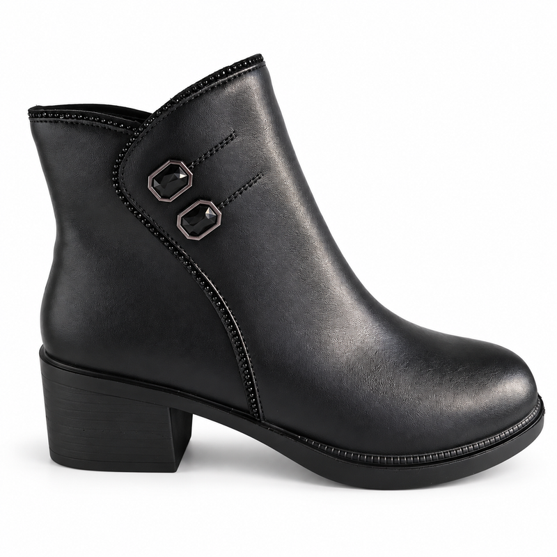 Ghete Casual Damă Formazione E0210-1 Negru