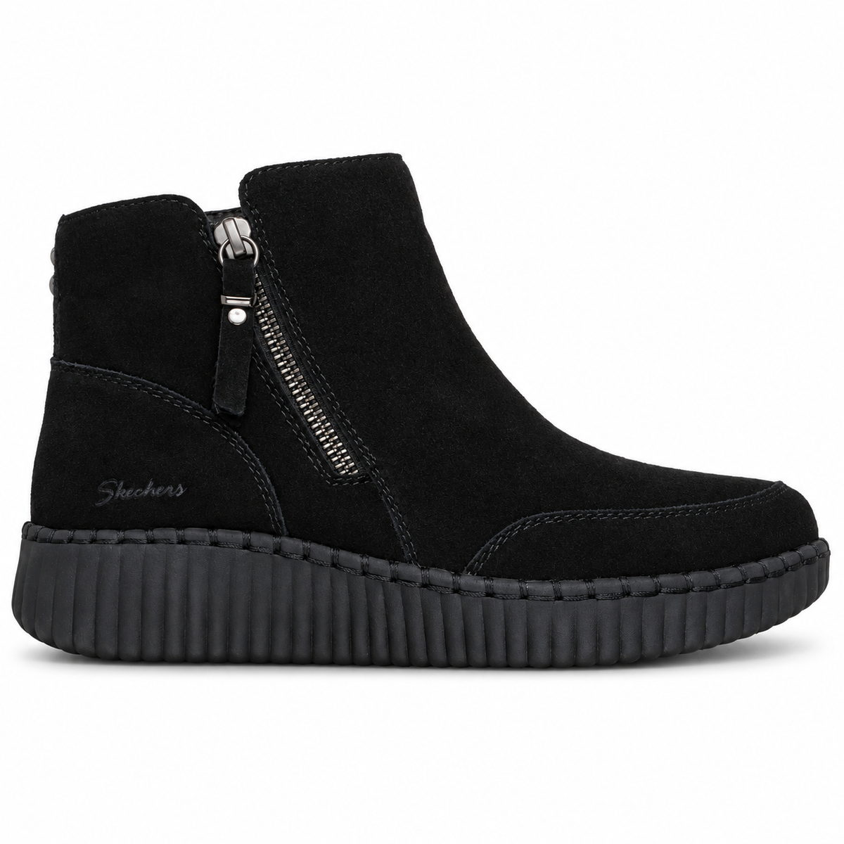 Ghete Casual Damă Skechers 169086 Negru – Piele Ecologică - vedere 1/5