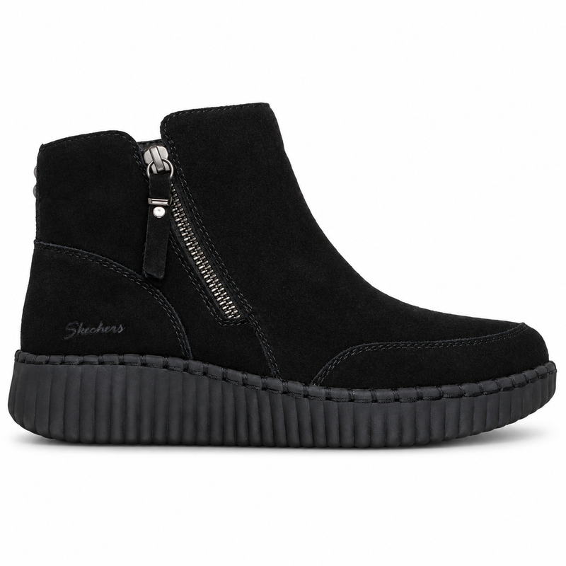 Ghete Casual Damă Skechers 169086 Negru – Piele Ecologică - vedere 1/5