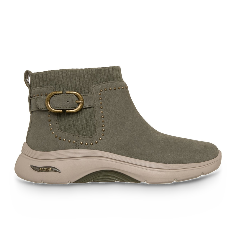 Ghete Casual Damă Skechers 144564 Verde Oliv – Piele Ecologică - vedere 1/5