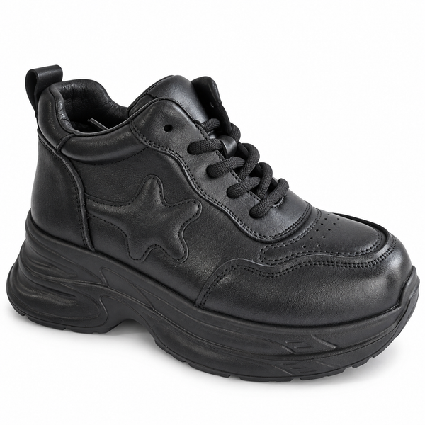 Ghete Sport Damă Franco Gerardo 10781 Negru – vedere 1