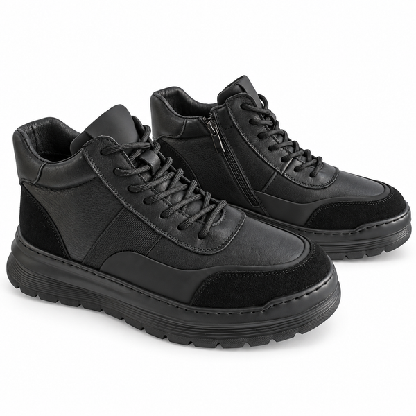 Ghete Casual Bărbați Mels CM611 Negru – vedere 1