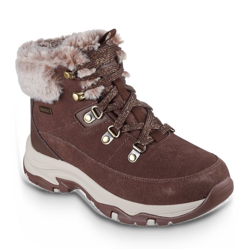 Ghete Casual Damă Skechers 167882 Chocolate - vedere 2/3