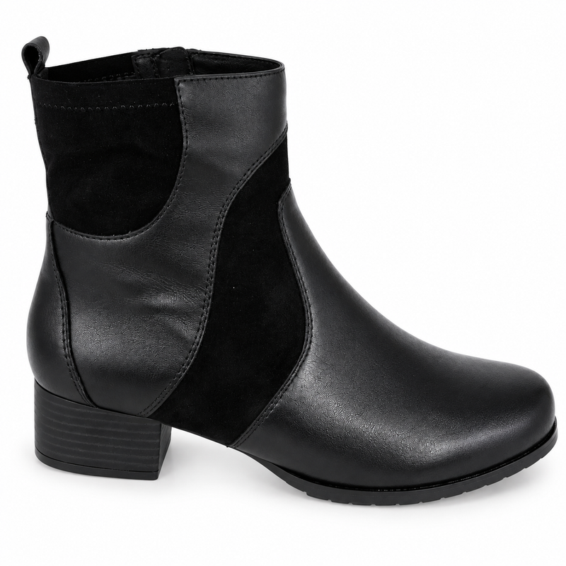 Ghete Casual Damă Caprice 25301-47 019 Negru – vedere 1