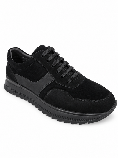 Pantofi Casual Bărbați Eldemas 1-230-270 Negru – Piele Naturală