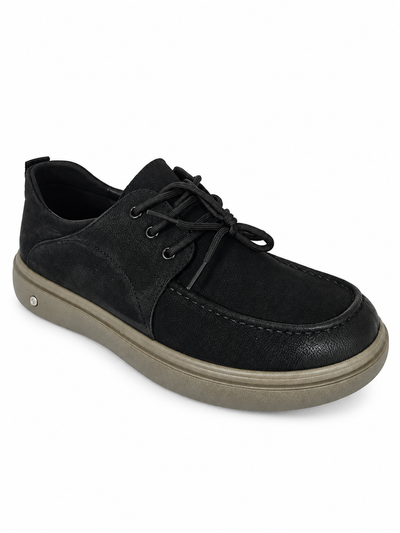 Pantofi Casual Bărbați MELS S22701 Negru – Piele Naturală