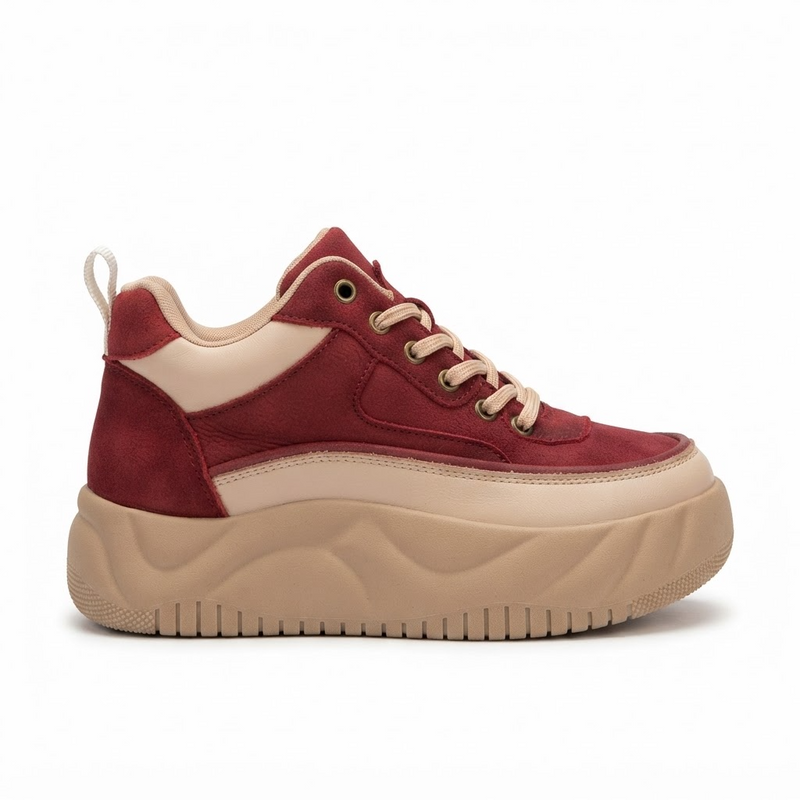 Pantofi Sport Damă Franco Gerardo 77038 Roșu – vedere 1