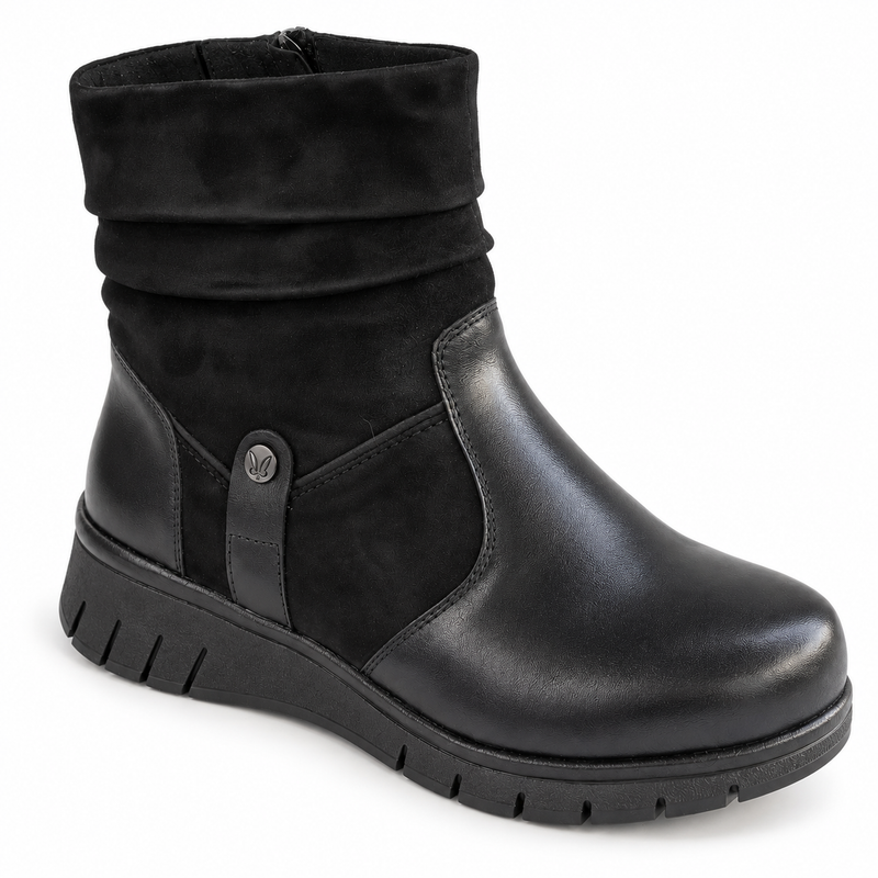 Ghete Casual Damă Caprice 26444-47 019 Negru – vedere 1
