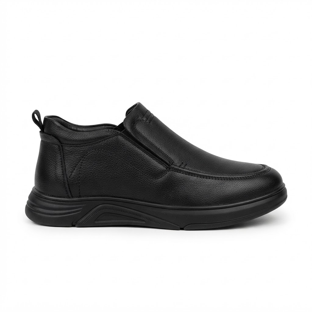 Ghete Casual Bărbați Mels M18012 Negru – vedere 1