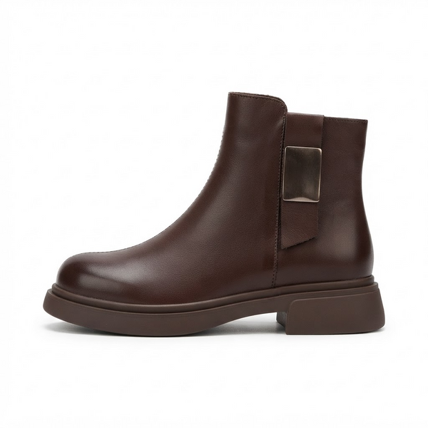 Ghete Casual Damă Formazione M5293 Maro – vedere 1