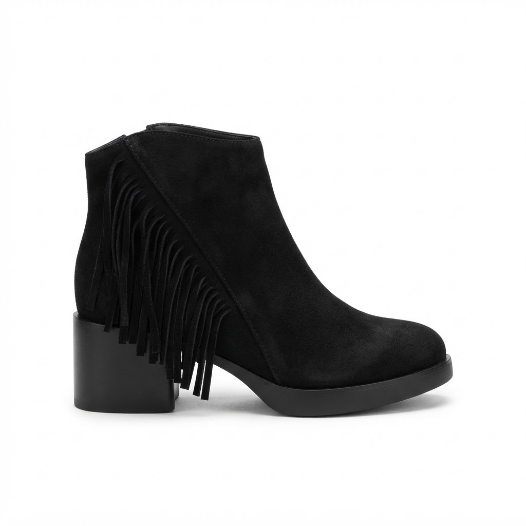 Ghete Casual Damă Formazione 963-5 Negru – vedere 1