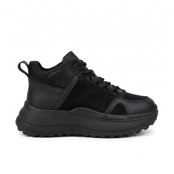 Ghete Casual Damă Franco Gerardo 6682-2 Negru – vedere 1