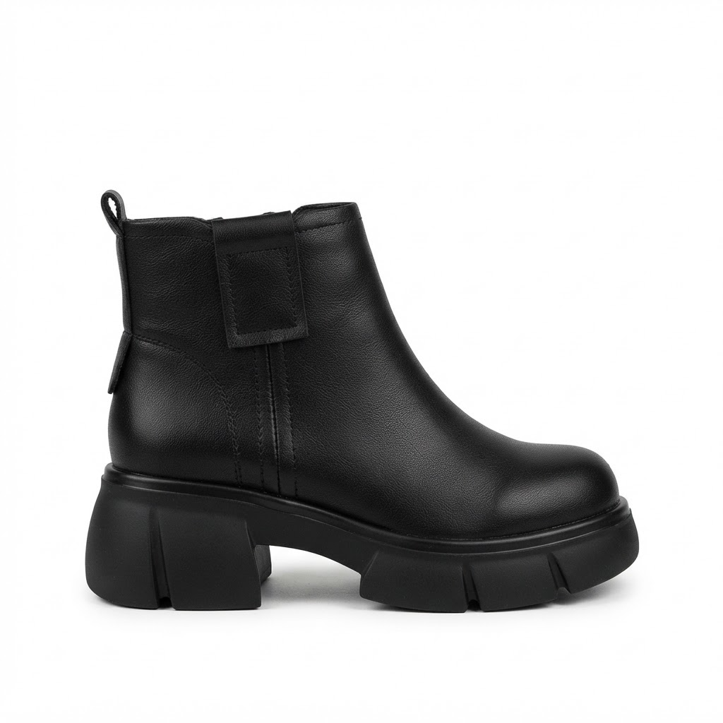 Ghete Casual Damă Formazione 9257 Negru – vedere 1