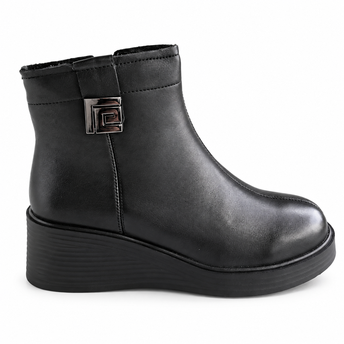 Ghete Casual Damă Pass 990008A Negru – vedere 1