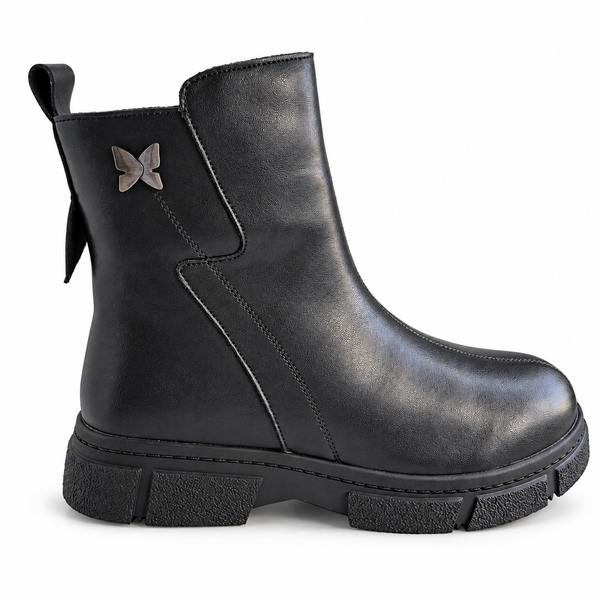 Ghete Casual Damă Formazione 87012R Negru – vedere 1