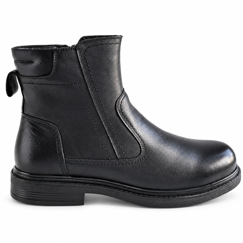 Ghete Casual Bărbați Eldemas F24780020-1 Negru – vedere 1