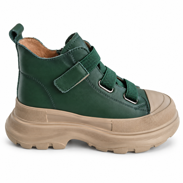 Ghete Casual Damă Franco Gerardo 66082 Verde – vedere 1