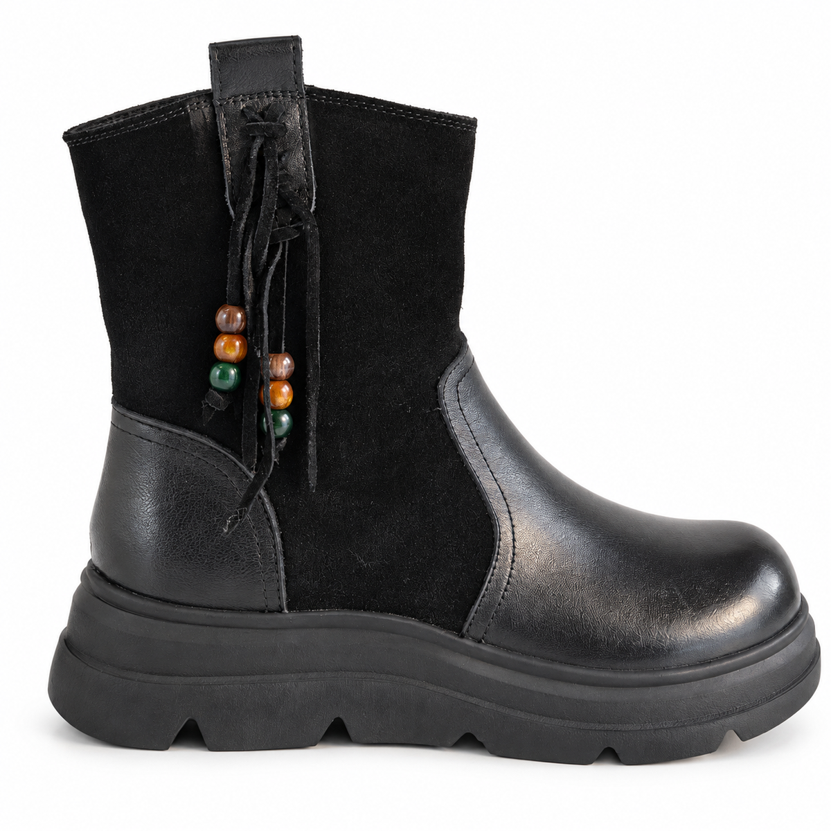 Ghete Casual Damă Formazione 99312 Negru – vedere 1